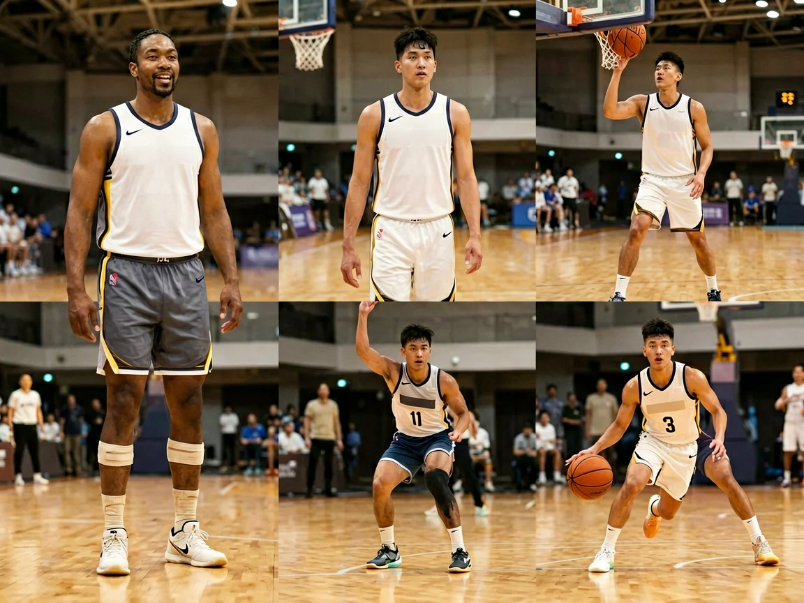 篮球赛前热身,篮球热点人物聚焦了解球星